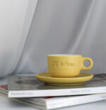 Ceasca Double Espresso Te iubesc _ Galben
