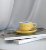 Ceasca Double Espresso Te iubesc _ Galben