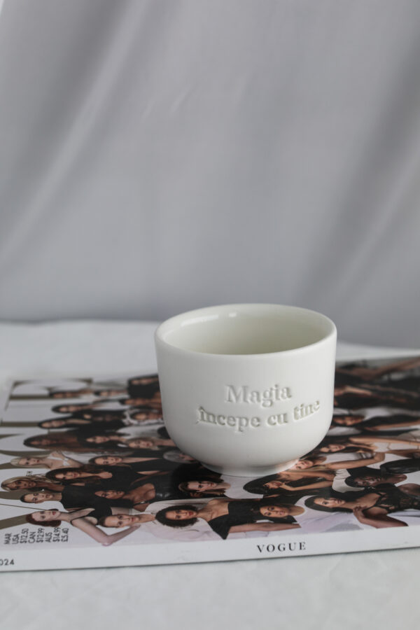 Ceasca Cappuccino / Flat White - Magia incepe cu tine - EDITIE LIMITATA
