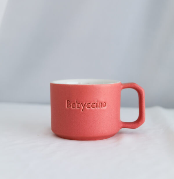Ceasca Babyccino Square Roz