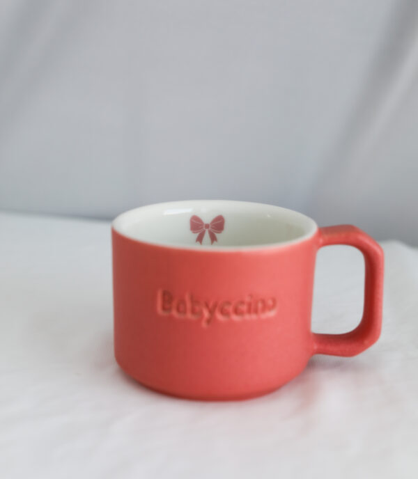 Ceasca Babyccino Square Roz