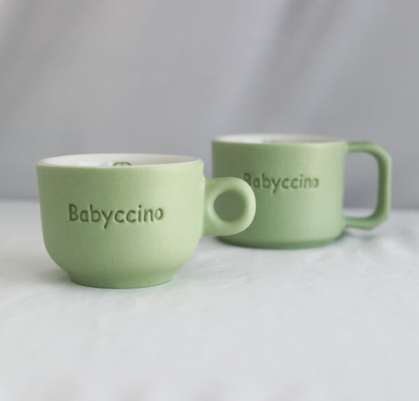 Ceasca Babyccino Verde Square