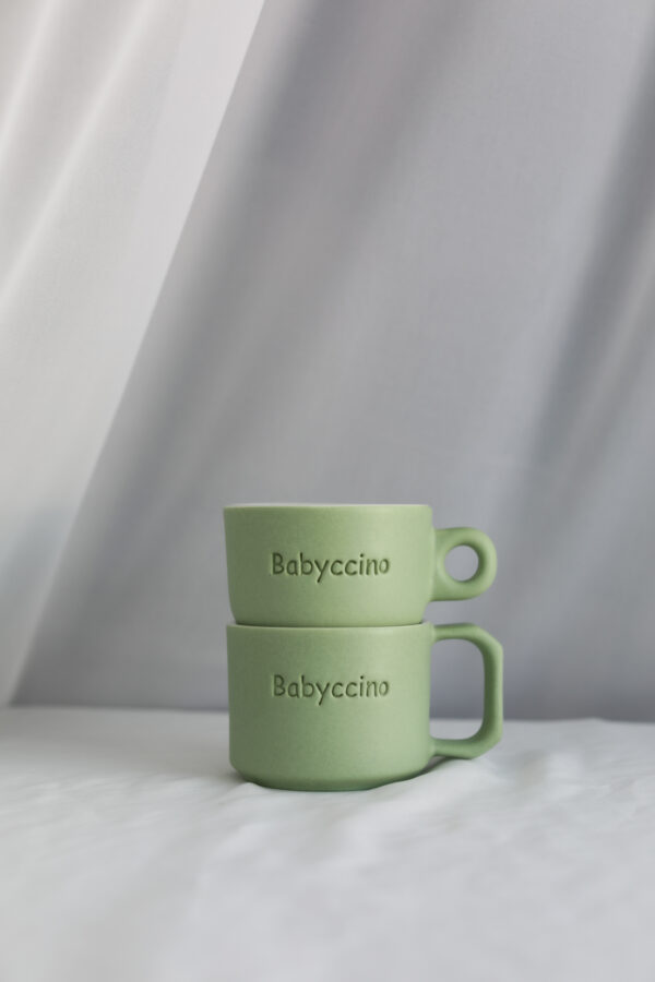 Ceasca Babyccino Verde Square