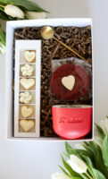 GiftBox Be my Valentine (ceasca alb, verde sau maro)
