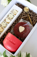 GiftBox Be my Valentine (ceasca alb, verde sau maro)