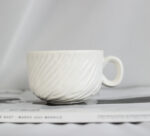 Ceasca Flat White sculptata line