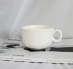 Ceasca Flat White sculptata line
