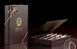 Cutie cu 4 trabucuri de ciocolata cu lapte Laurence Chocolate