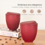 Retro Cup to Go Coral Red 250 ml