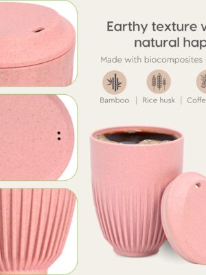 Retro Cup to Go Pink 360 ml