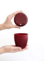 Retro Cup to Go Coral Red 250 ml