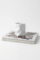 Pahar ceramic alb- design minimalist