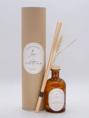 Difuzor cu bețișoare – Ambra & Lemn de Agar (250 ml)